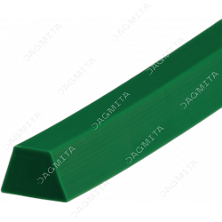 PVC K 17x11 cleat (green)